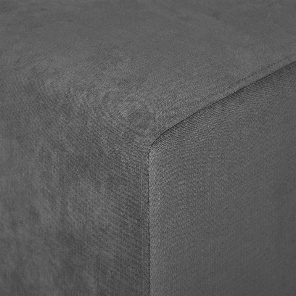 Pouf Lyn | size: Width: 45cm, Height: 45cm, Depth: 45cm | color: Gray | image: 4 | variant: 1006123