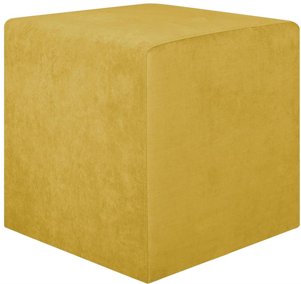 Pouf Lyn | size: Width: 45cm, Height: 45cm, Depth: 45cm | color: Yellow | image: 1 | variant: 1006124