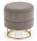 Pouf Minty | size: Width: 37cm, Height: 41cm, Depth: 37cm, Diameter: 37cm | color: Gray | image: 0 | variant: 1006074