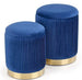 Pouf Monty 2 | size: Width: 38cm, Height: 31cm, Depth: 38cm, Diameter: 38-44cm | color: Blue | image: 0 | variant: 1006077