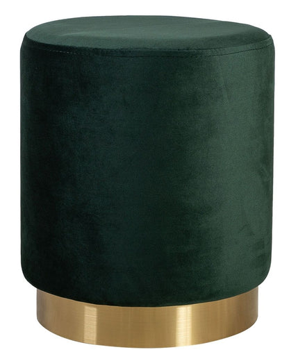 Pouf Nelson | size: Width: 35cm, Height: 42cm, Depth: 35cm, Diameter: 35cm | color: Green | image: 0 | variant: 1001405