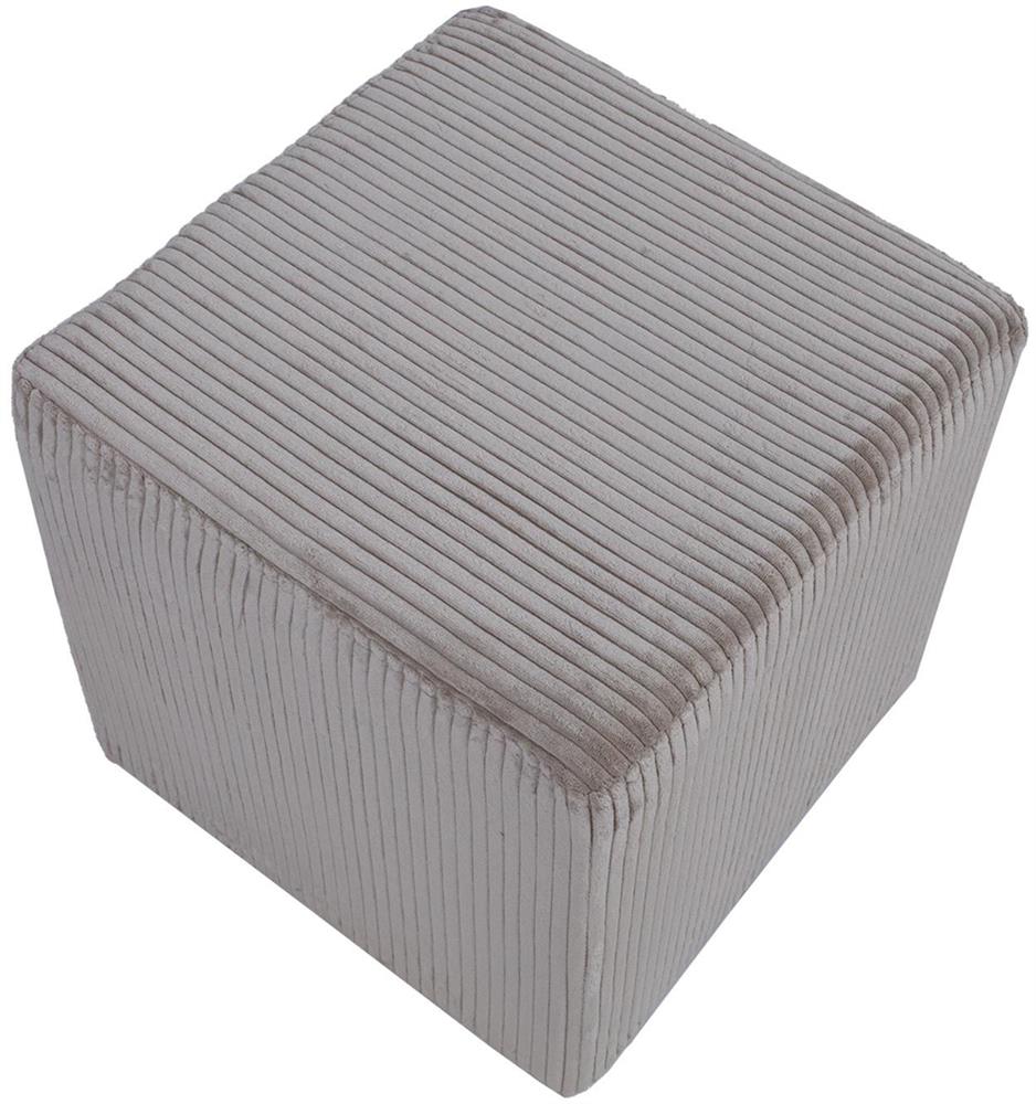 Pouf Newbridge | size: Width: 41cm, Height: 40.5cm, Depth: 41cm | color: Gray | image: 2 | variant: 1001442