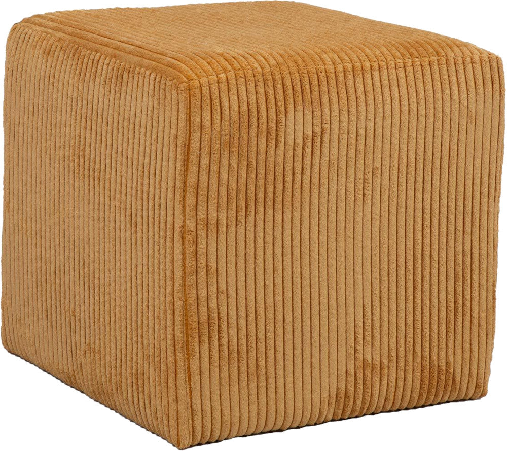 Pouf Newbridge | size: Width: 41cm, Height: 40.5cm, Depth: 41cm | color: Yellow | image: 0 | variant: 1001443