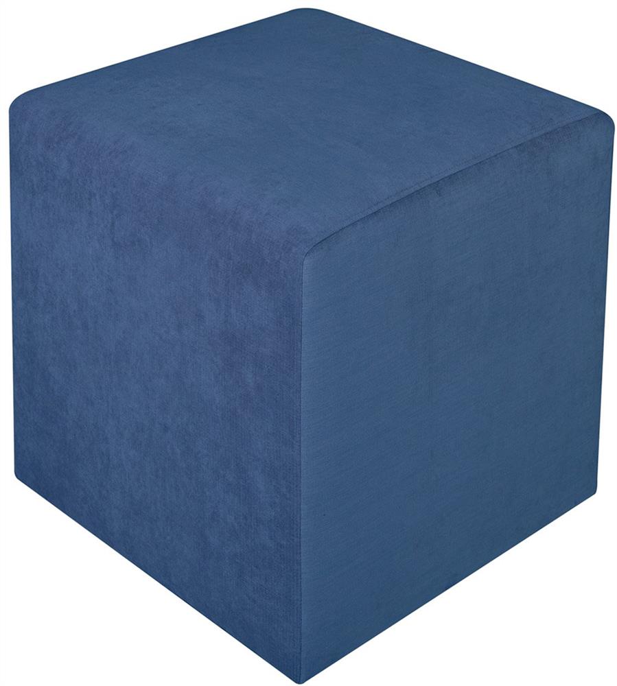 Pouf Pontllanfraith | size: Width: 45cm, Height: 45cm, Depth: 45cm | color: Blue | image: 3 | variant: 1001432