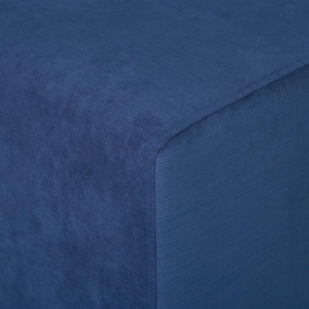 Pouf Pontllanfraith | size: Width: 45cm, Height: 45cm, Depth: 45cm | color: Blue | image: 4 | variant: 1001432