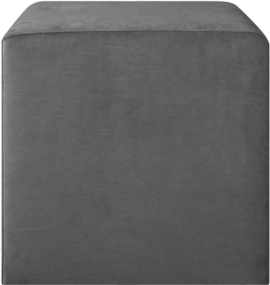 Pouf Pontllanfraith | size: Width: 45cm, Height: 45cm, Depth: 45cm | color: Gray | image: 2 | variant: 1001428