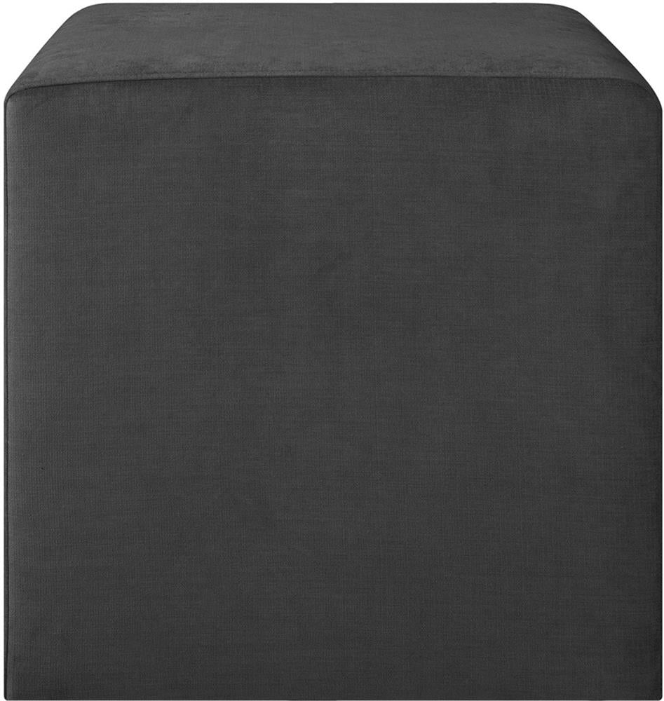 Pouf Pontllanfraith | size: Width: 45cm, Height: 45cm, Depth: 45cm | color: Gray | image: 2 | variant: 1001433