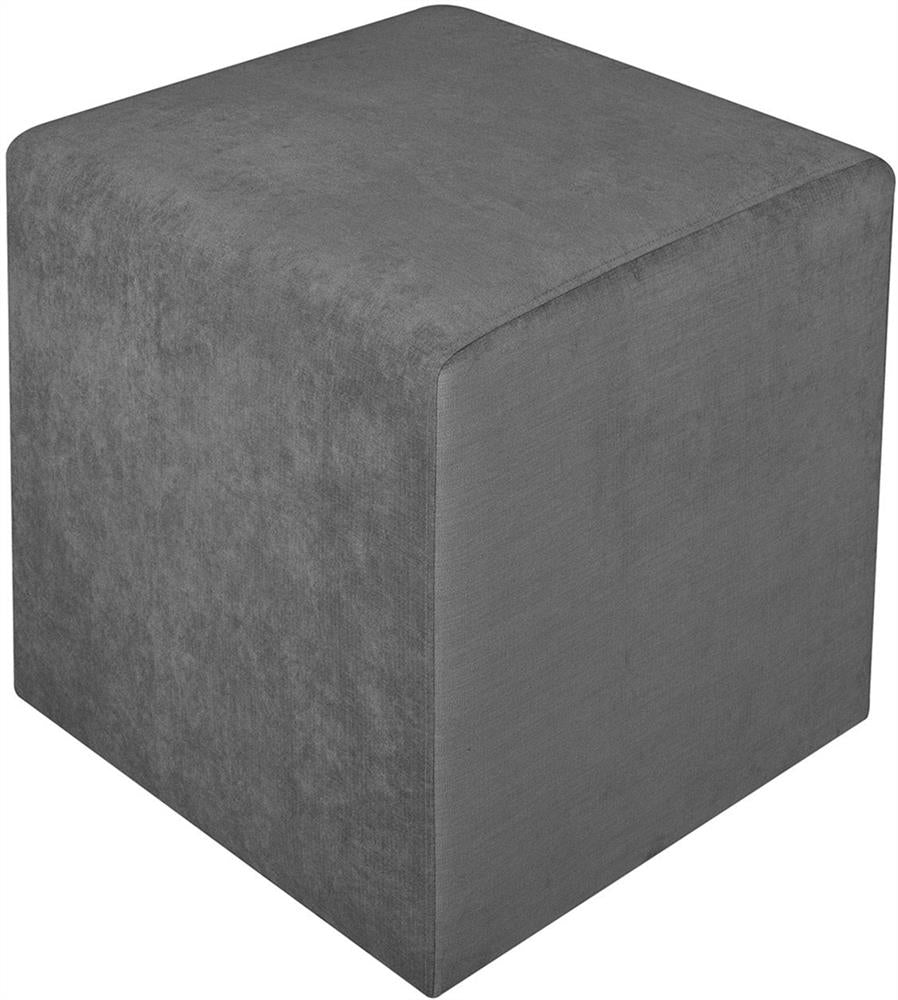 Pouf Pontllanfraith | size: Width: 45cm, Height: 45cm, Depth: 45cm | color: Gray | image: 3 | variant: 1001428