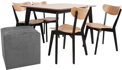 Pouf Pontllanfraith | size: Width: 45cm, Height: 45cm, Depth: 45cm | color: Gray | image: 5 | variant: 1001428