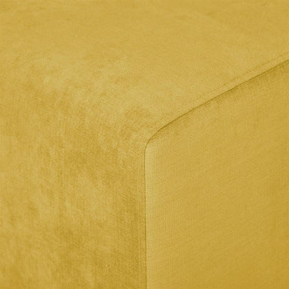 Pouf Pontllanfraith | size: Width: 45cm, Height: 45cm, Depth: 45cm | color: Yellow | image: 4 | variant: 1001429