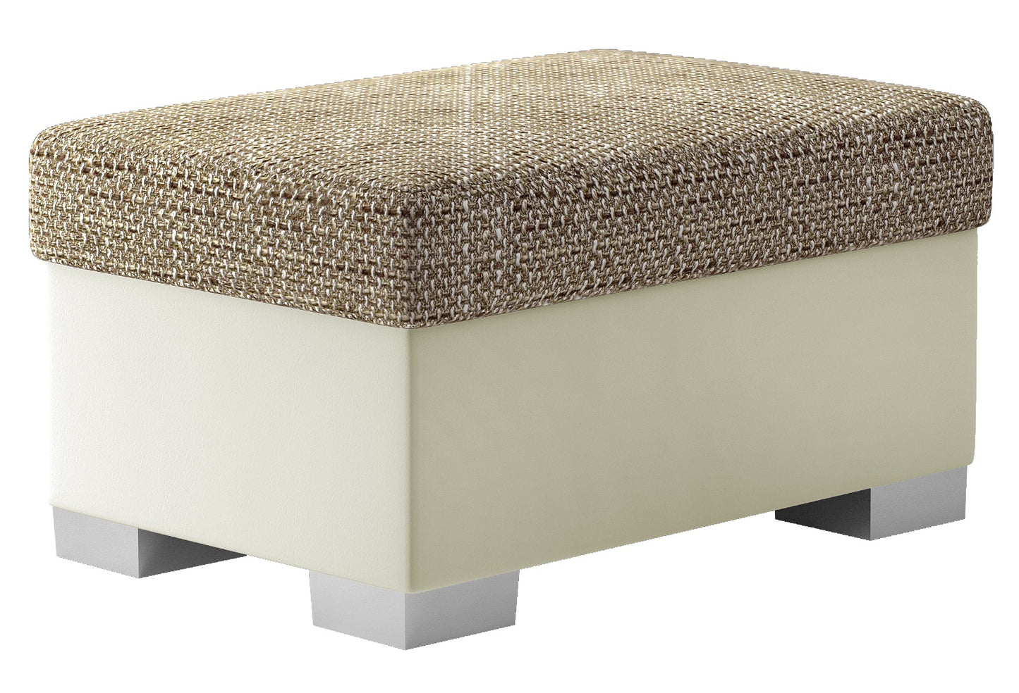 Pouf R4 | size: Width: 85cm, Height: 42cm, Depth: 55cm | color: Berlin/Soft | image: 0 | variant: 1005996