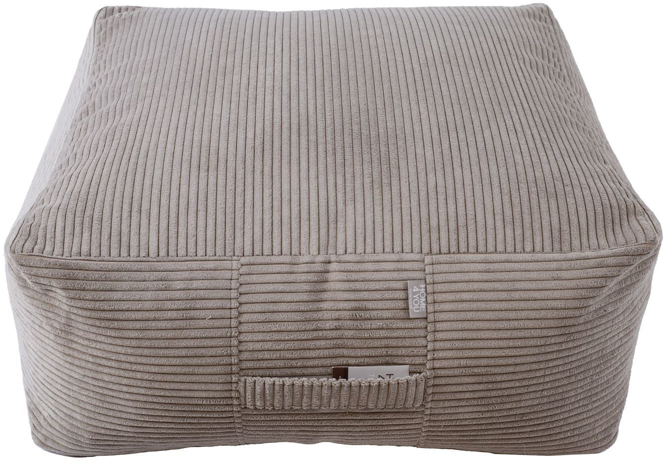 Pouf Treorchy | size: Width: 80cm, Height: 30cm, Depth: 80cm | color: Gray | image: 2 | variant: 1001393