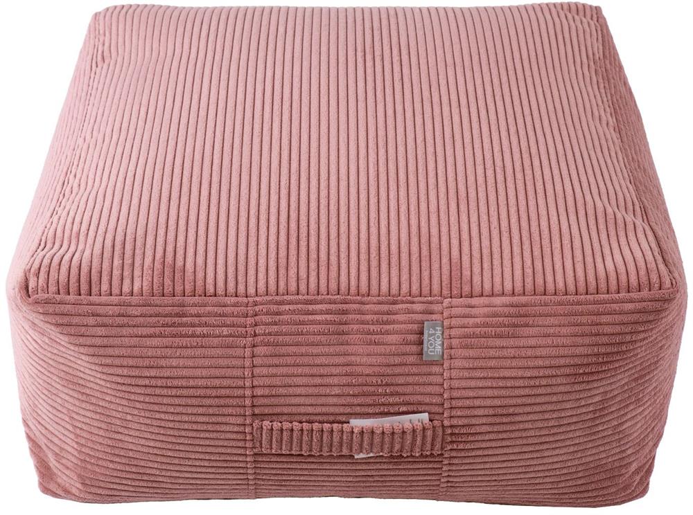 Pouf Treorchy | size: Width: 80cm, Height: 30cm, Depth: 80cm | color: Pink | image: 2 | variant: 1001392