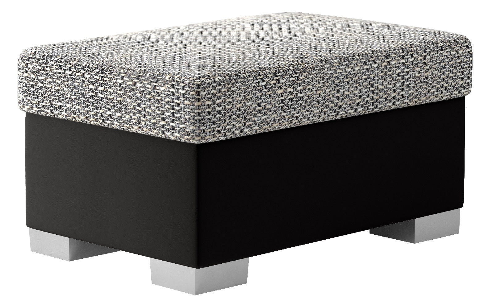 Pouf Viterbo | size: Width: 85cm, Height: 42cm, Depth: 55cm | color: Berlin/Soft | image: 0 | variant: 1010490
