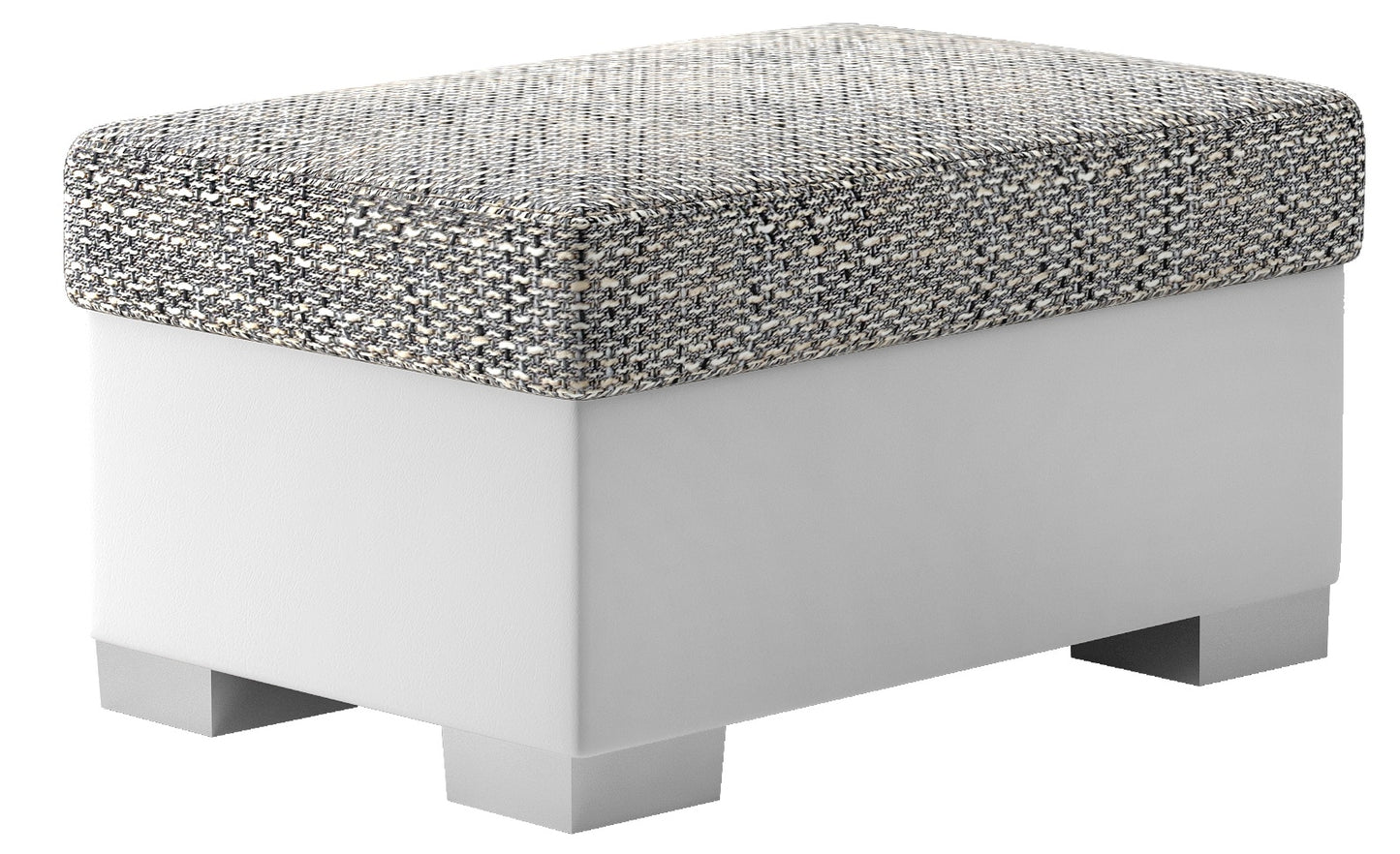 Pouf Viterbo | size: Width: 85cm, Height: 42cm, Depth: 55cm | color: Berlin/Soft | image: 0 | variant: 1010491
