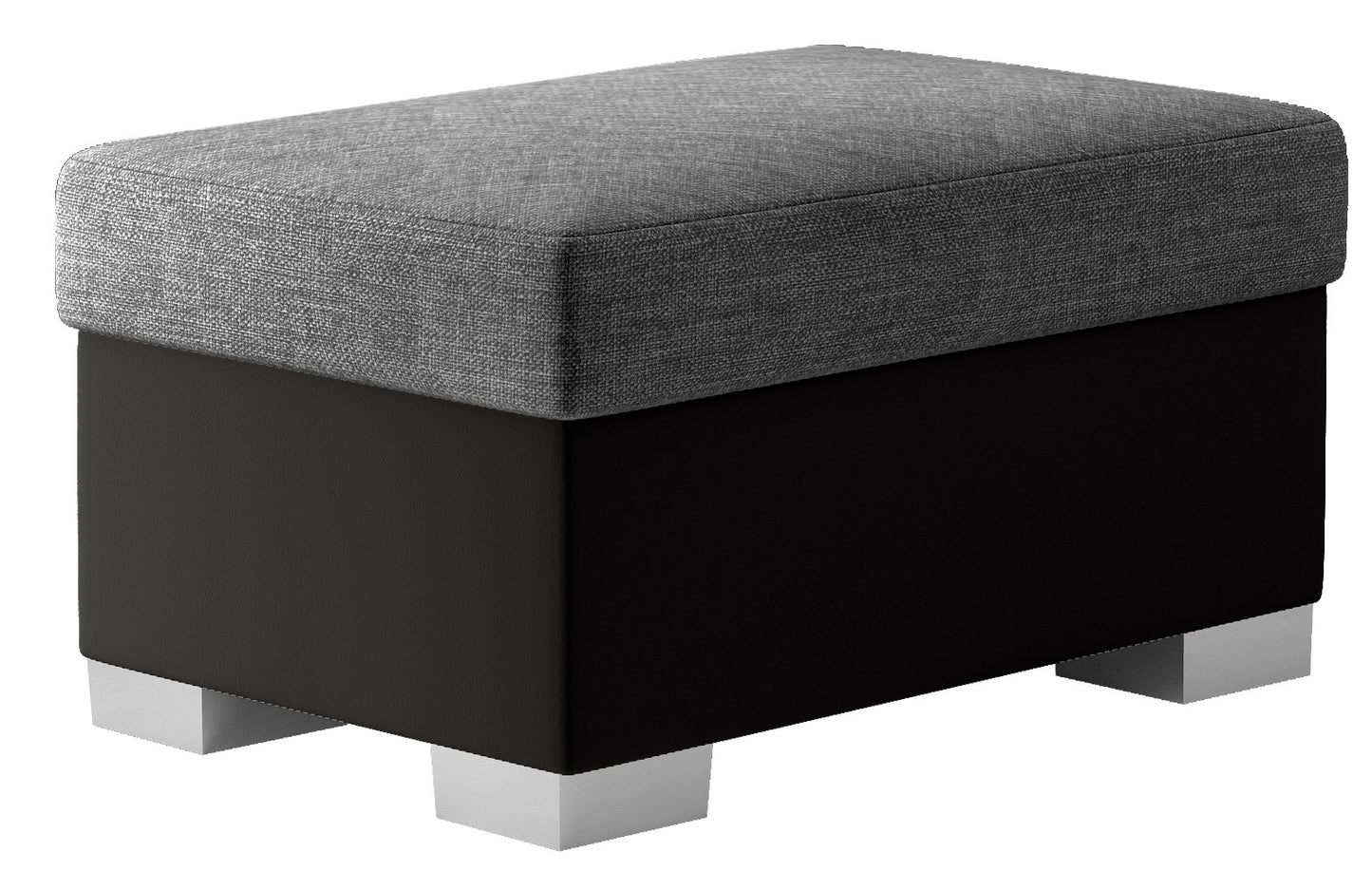 Pouf Viterbo | size: Width: 85cm, Height: 42cm, Depth: 55cm | color: Sawana/Soft | image: 0 | variant: 1010494