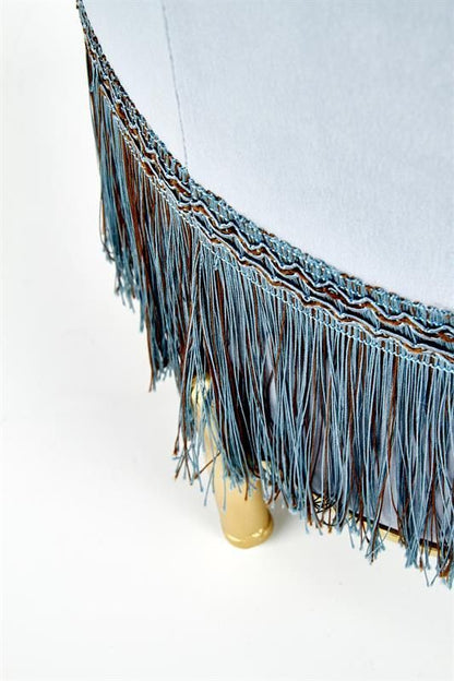 Pouf West Bristol | size: Width: 39cm, Height: 39cm, Depth: 39cm, Diameter: 39cm | color: Blue | image: 1 | variant: 1007060