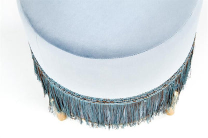 Pouf West Bristol | size: Width: 39cm, Height: 39cm, Depth: 39cm, Diameter: 39cm | color: Blue | image: 2 | variant: 1007060