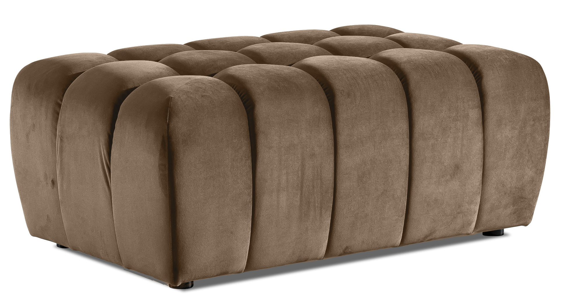 Pouf West Orebro | size: Width: 102cm, Height: 40cm, Depth: 64cm | color: Beige | image: 0 | variant: 1010348
