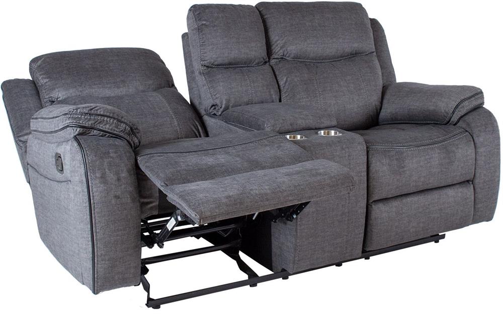 Recliner Gentry 1 | size: Length: 68cm, Height: 105cm, Depth: 190cm | color: Gray | image: 2 | variant: 1017629