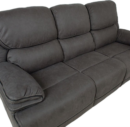 Recliner Gordy | size: Length: 93cm, Height: 106cm, Depth: 224cm | color: Gray | image: 4 | variant: 1017627