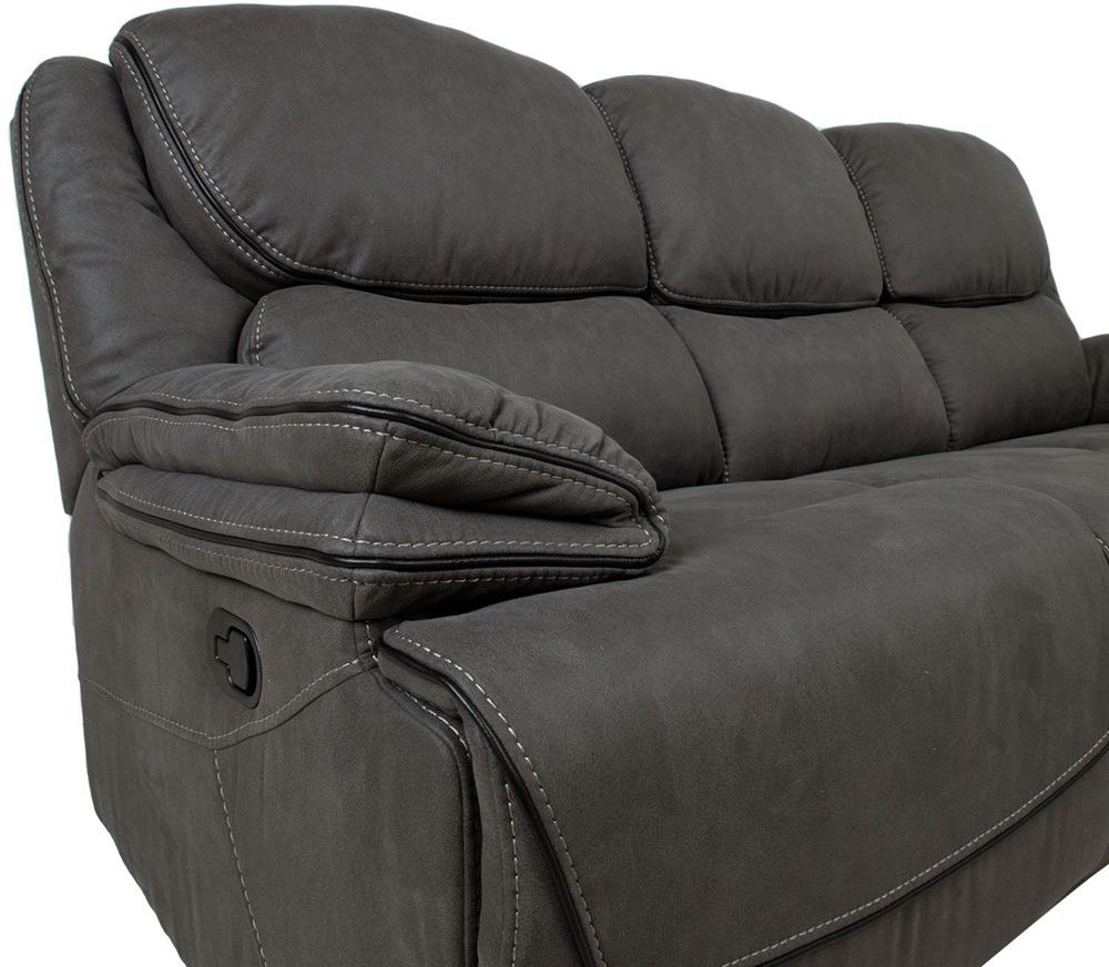Recliner Gordy | size: Length: 93cm, Height: 106cm, Depth: 224cm | color: Gray | image: 5 | variant: 1017627