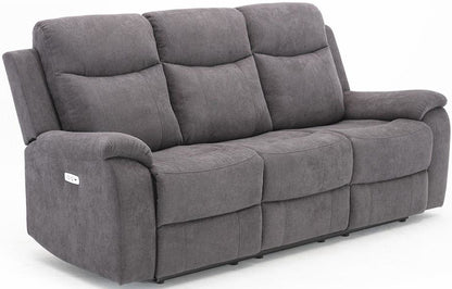 Recliner Milo | size: Length: 96cm, Height: 103cm, Depth: 209cm | color: Gray | image: 0 | variant: 1017626