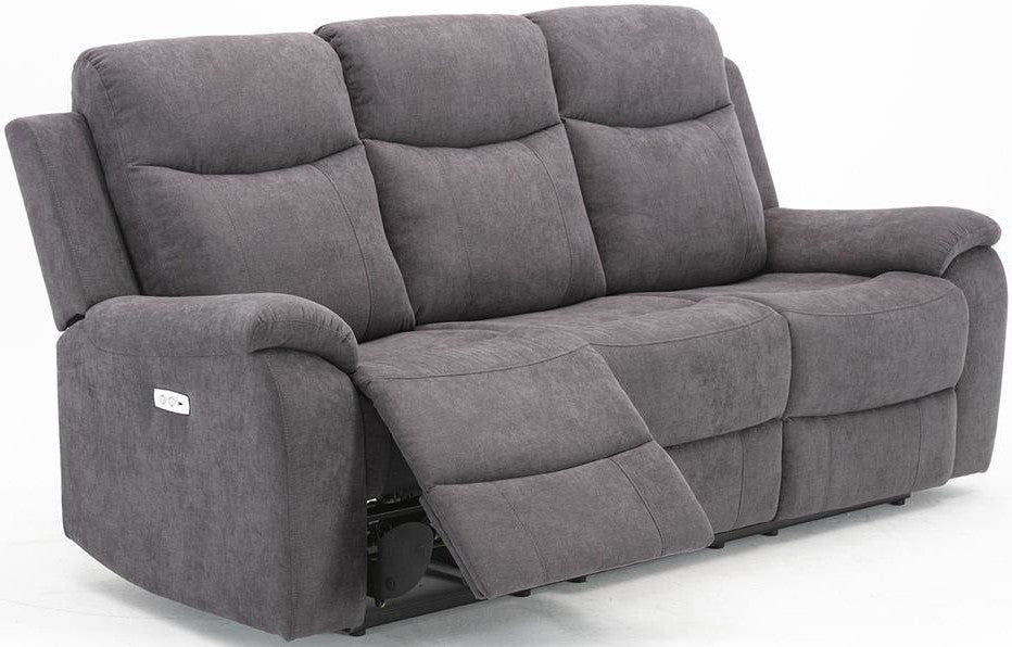 Recliner Milo | size: Length: 96cm, Height: 103cm, Depth: 209cm | color: Gray | image: 2 | variant: 1017626