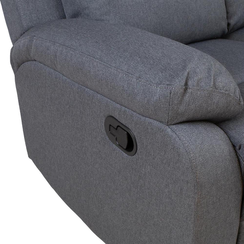 Recliner Rex 1 | size: Length: 81cm, Height: 103cm, Depth: 133cm | color: Gray | image: 5 | variant: 1017634