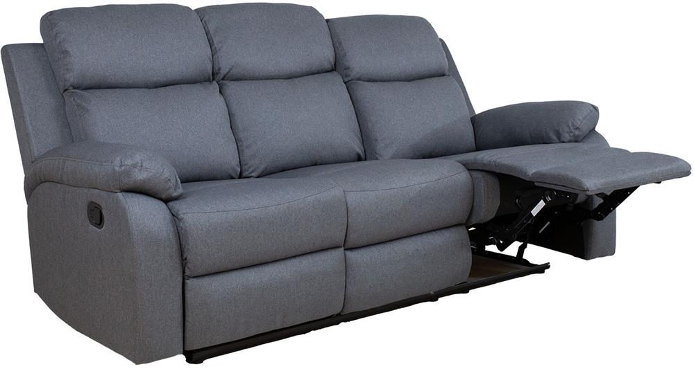 Recliner Rex | size: Length: 81cm, Height: 103cm, Depth: 186cm | color: Gray | image: 3 | variant: 1017633