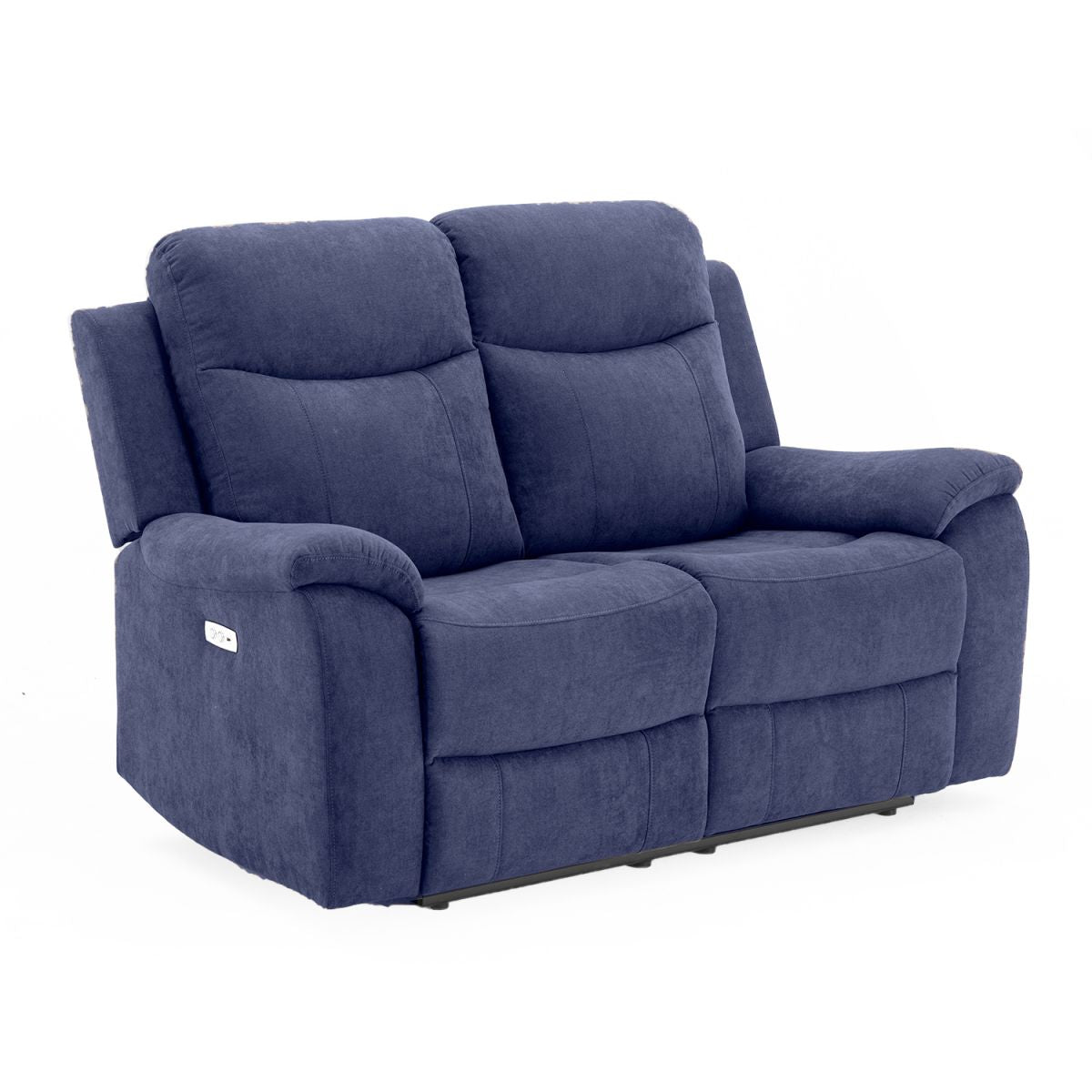 Recliner - Sofa Milo | size: Width: 155cm, Height: 103cm, Depth: 96cm | color: Blue | image: 1 | variant: 1000263