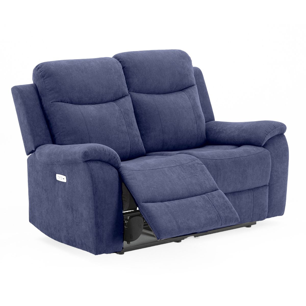 Recliner - Sofa Milo | size: Width: 155cm, Height: 103cm, Depth: 96cm | color: Blue | image: 3 | variant: 1000263