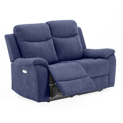 Recliner - Sofa Milo | size: Width: 155cm, Height: 103cm, Depth: 96cm | color: Blue | image: 3 | variant: 1000263