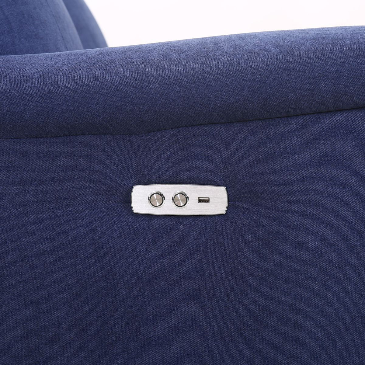 Recliner - Sofa Milo | size: Width: 155cm, Height: 103cm, Depth: 96cm | color: Blue | image: 5 | variant: 1000263