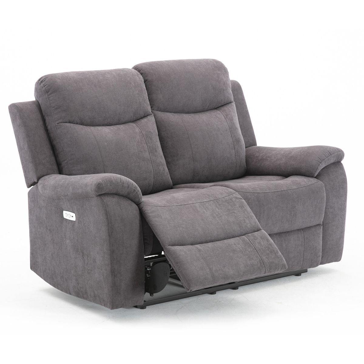Recliner - Sofa Milo | size: Width: 155cm, Height: 103cm, Depth: 96cm | color: Gray | image: 3 | variant: 1000264