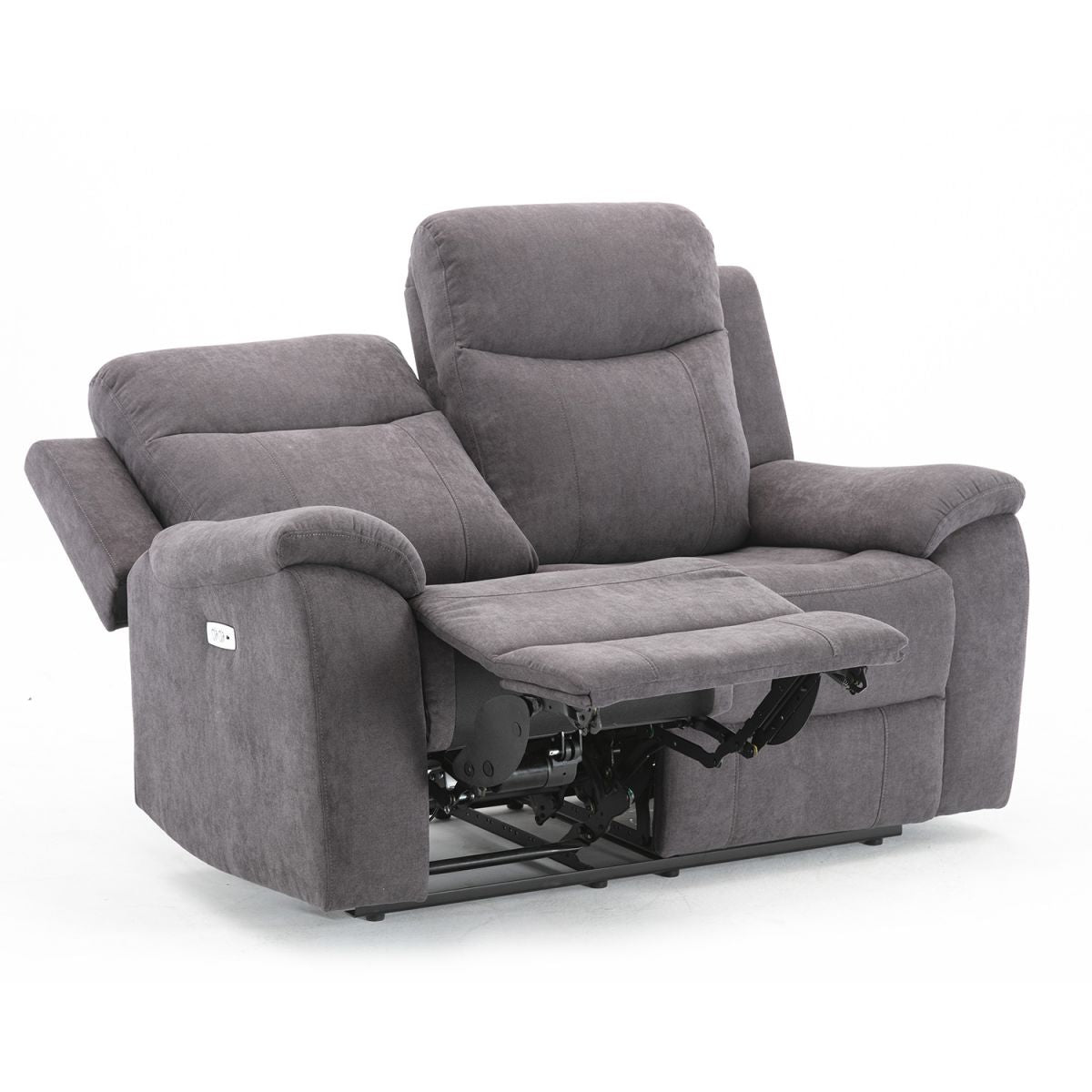 Recliner - Sofa Milo | size: Width: 155cm, Height: 103cm, Depth: 96cm | color: Gray | image: 4 | variant: 1000264