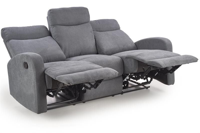 Recliner - Sofa Oslo 1 | size: Width: 180cm, Height: 100cm, Depth: 95cm | color: Gray | image: 0 | variant: 1011031