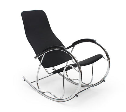 Rocking Chair Ben 2 | size: Length: 97cm, Width: 55cm, Height: 99cm, Depth: 97cm | color: Black | image: 1 | variant: 1011615