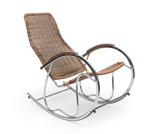 Rocking Chair East Stamford | size: Length: 97cm, Width: 55cm, Height: 99cm, Depth: 97cm | color: Brown | image: 1 | variant: 1007063