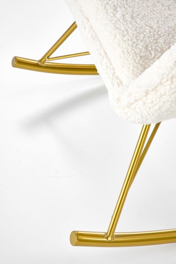 Rocking Chair Liberto | size: Width: 72cm, Height: 106cm, Depth: 100cm | color: White | image: 5 | variant: 1012513