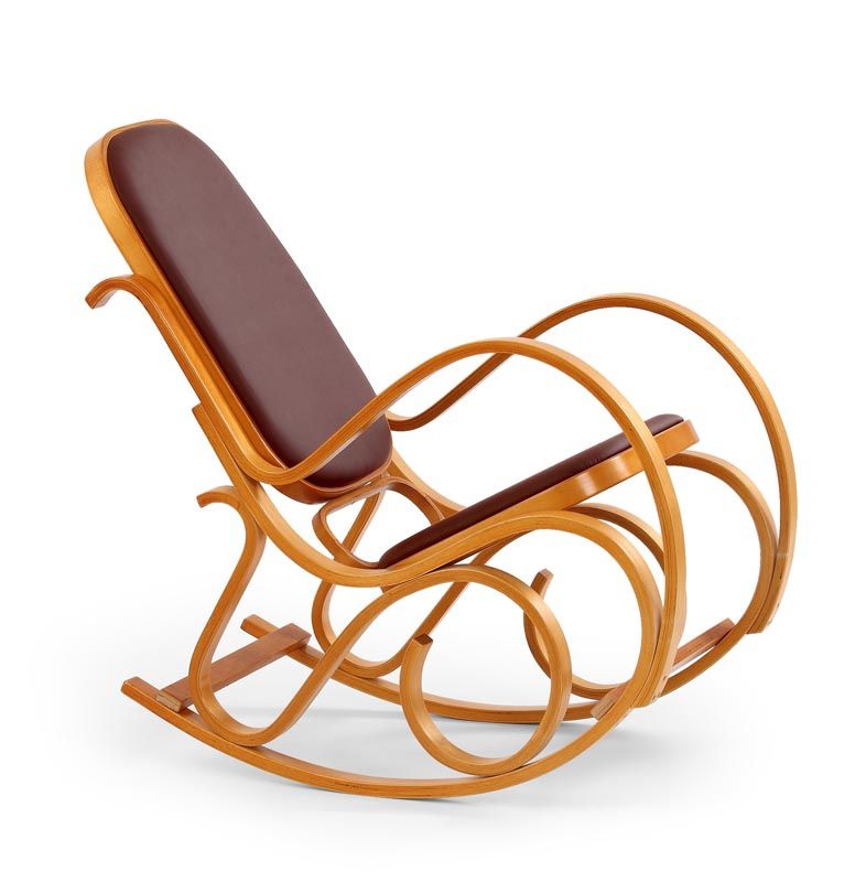 Rocking Chair Max Bis Plus | size: Length: 90cm, Width: 52cm, Height: 95cm, Depth: 90cm | color: Brown | image: 1 | variant: 1005721