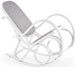 Rocking Chair Max Bis Plus | size: Width: 52cm, Height: 95cm, Depth: 90cm | color: White/Grey | image: 1 | variant: 1005722