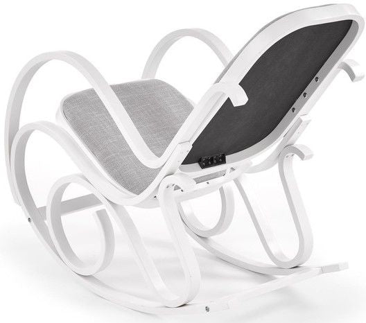 Rocking Chair Max Bis Plus | size: Width: 52cm, Height: 95cm, Depth: 90cm | color: White/Grey | image: 2 | variant: 1005722