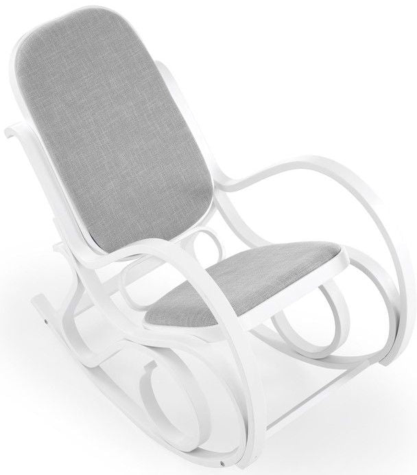 Rocking Chair Max Bis Plus | size: Width: 52cm, Height: 95cm, Depth: 90cm | color: White/Grey | image: 6 | variant: 1005722