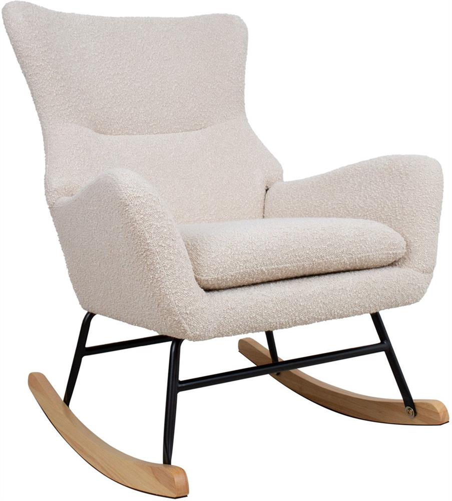 Rocking Chair Romy | size: Width: 69cm, Height: 96cm, Depth: 80cm | color: Beige | image: 1 | variant: 1005728