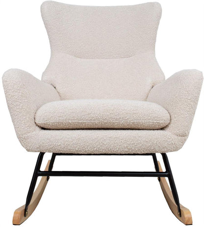 Rocking Chair Romy | size: Width: 69cm, Height: 96cm, Depth: 80cm | color: Beige | image: 2 | variant: 1005728