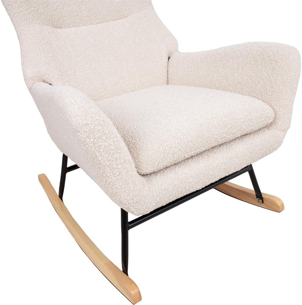 Rocking Chair Romy | size: Width: 69cm, Height: 96cm, Depth: 80cm | color: Beige | image: 6 | variant: 1005728