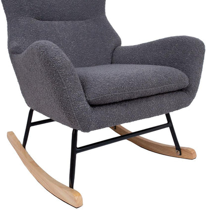 Rocking Chair Romy | size: Width: 69cm, Height: 96cm, Depth: 80cm | color: Gray | image: 6 | variant: 1005729