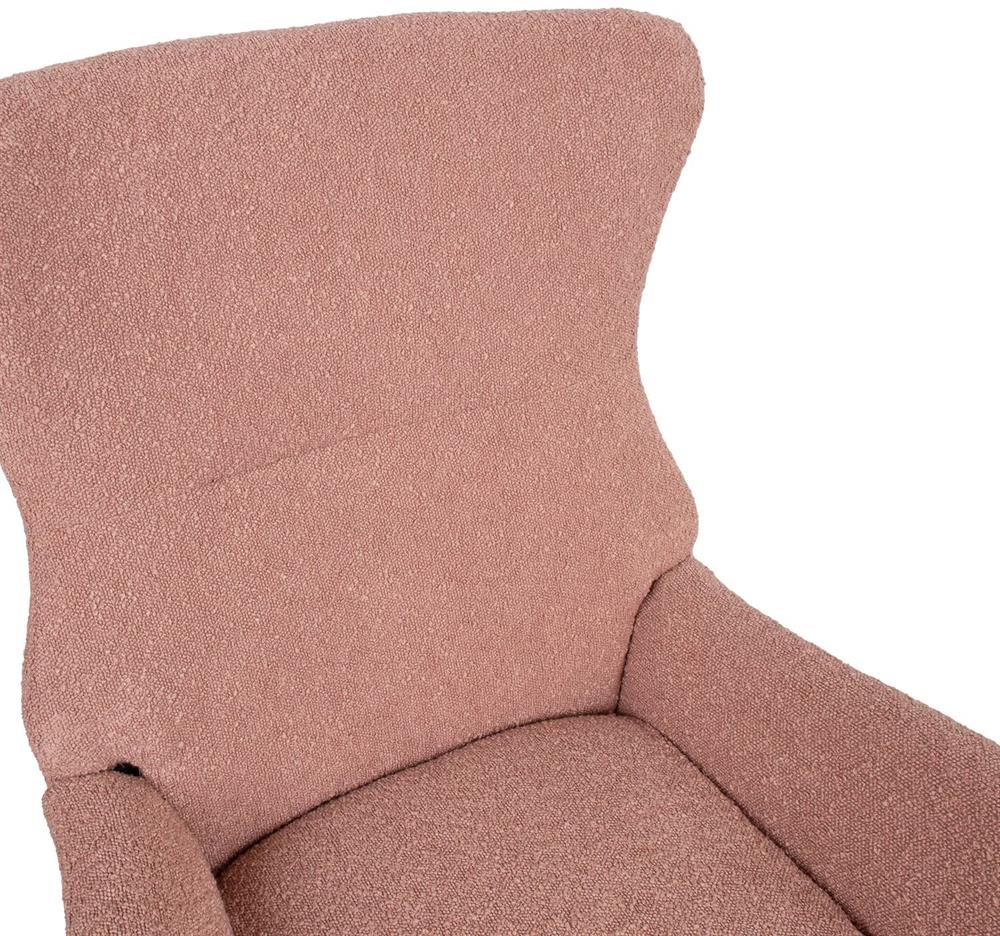 Rocking Chair Romy | size: Width: 69cm, Height: 96cm, Depth: 80cm | color: Pink | image: 5 | variant: 1005730