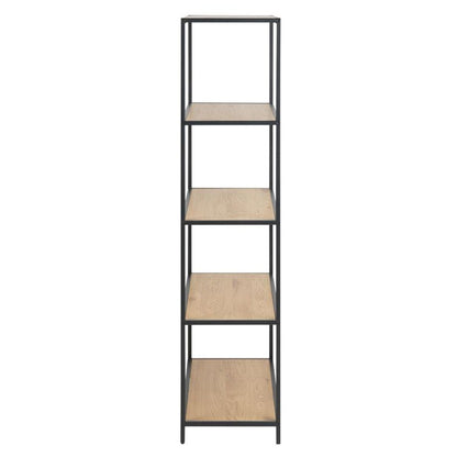 Shelf Aberystwyth | size: Width: 77cm, Height: 150cm, Depth: 35cm | color: Black | image: 3 | variant: 1004980